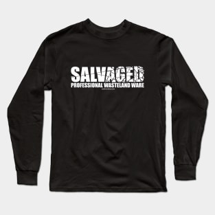 SALVAGED Ware - white Logo Long Sleeve T-Shirt